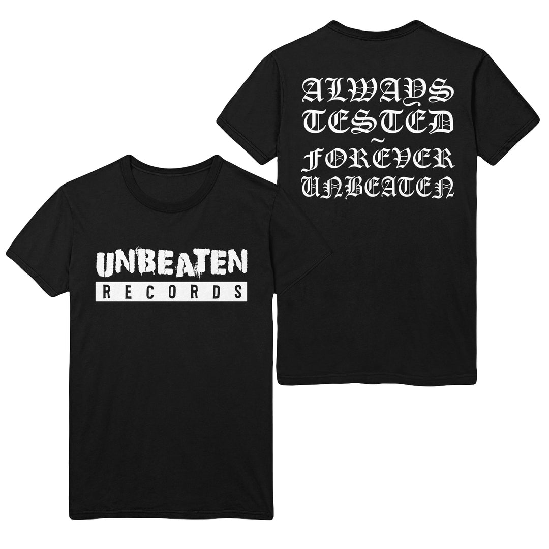 Forever Unbeaten Logo Black Tee