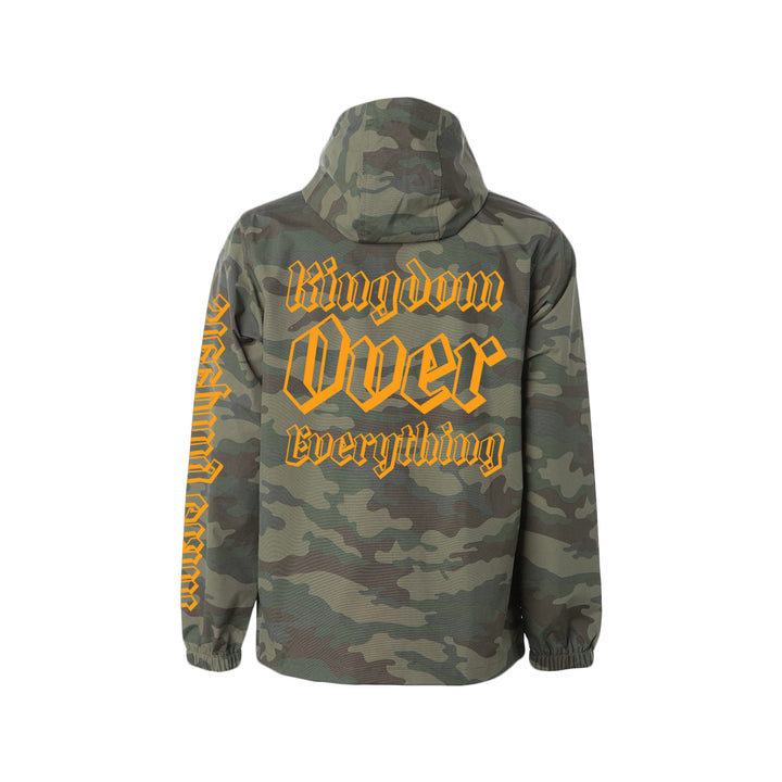 Kingdom Over Everything Camo Windbreaker Jacket