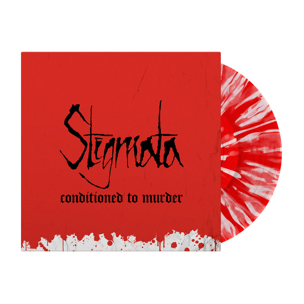 Conditioned To Murder Red & White Splatter Vinyl