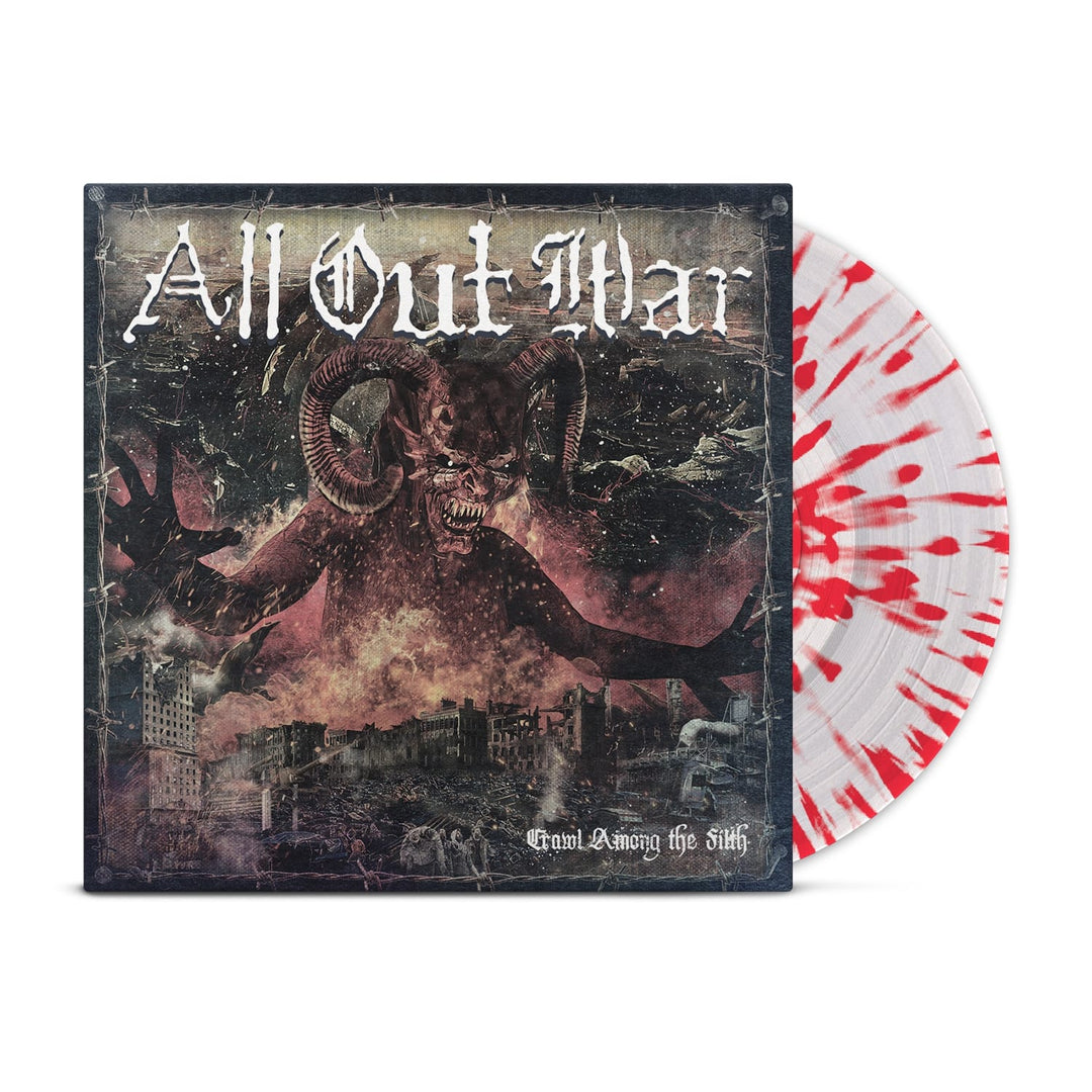 Crawl Among The Filth Clear W/ Red Splatter Vinyl