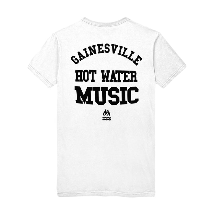 hot water music Keepers White T-Shirt back