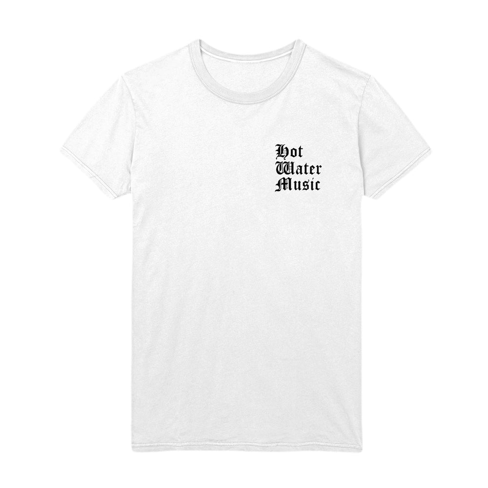 hot water music Keepers White T-Shirt front