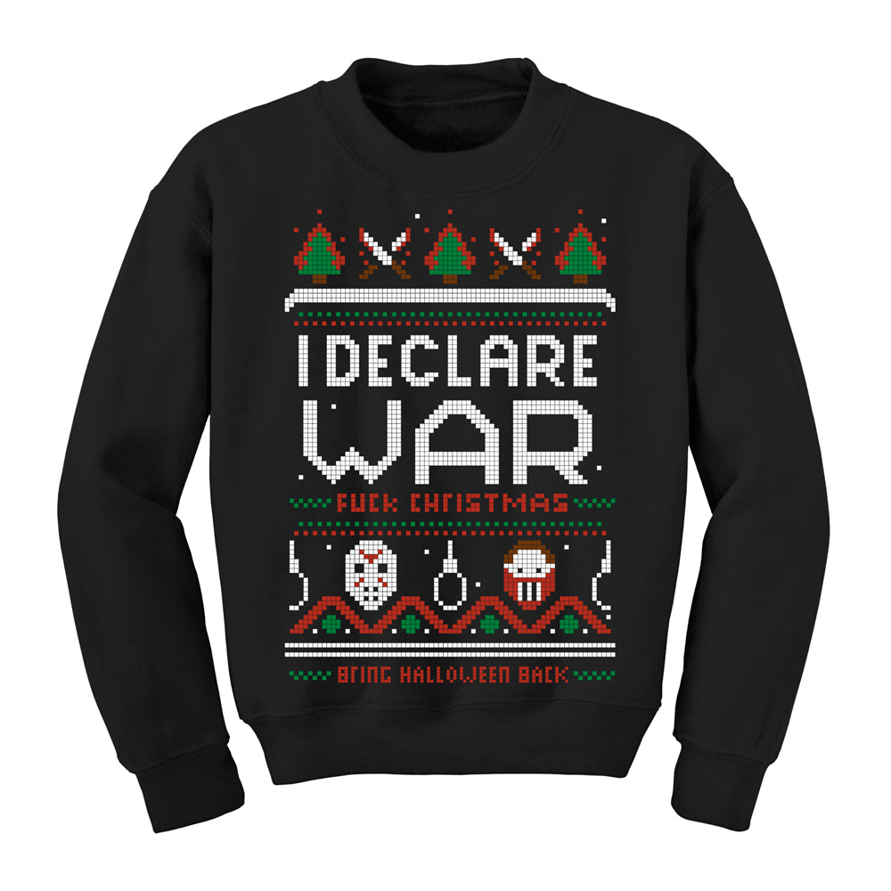 i declare war Bring Halloween Back Holiday Crewneck Sweatshirt 