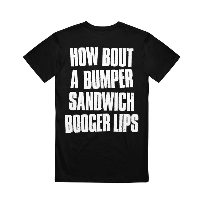 i declare war Bumper Sandwich - Black T-Shirt back