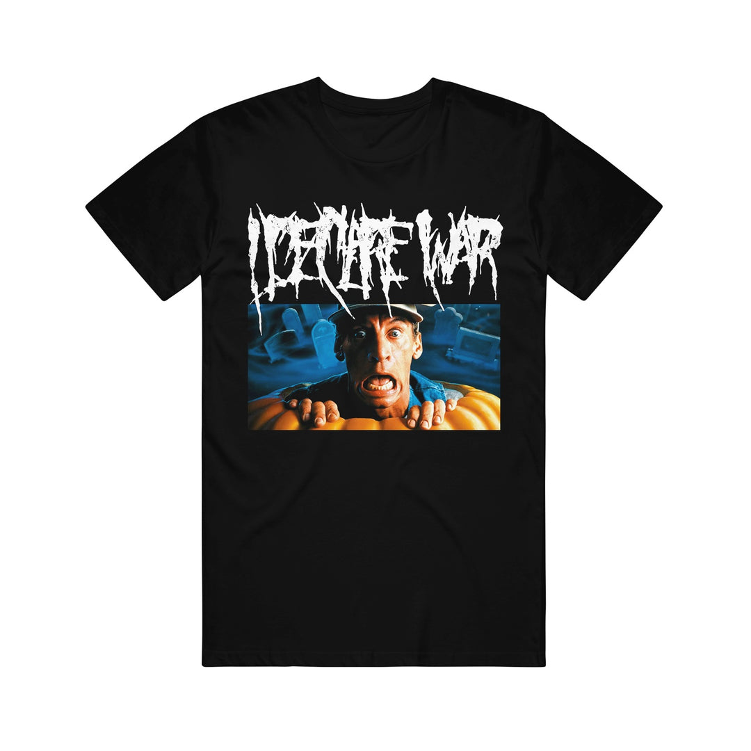 i declare war Bumper Sandwich - Black T-Shirt front and back