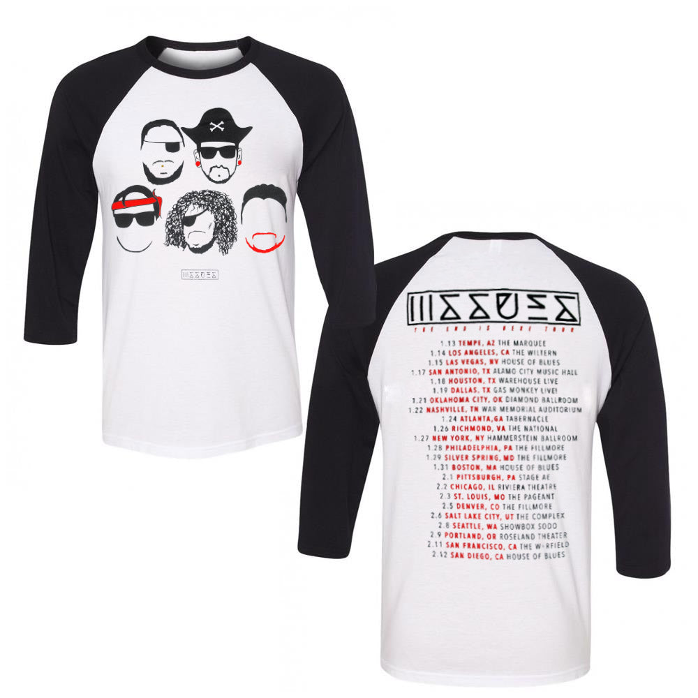 issues Pirates White/Black Baseball Shirt front and back