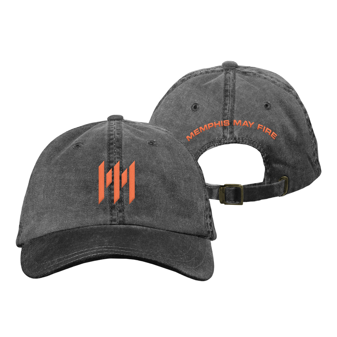memphis may fire Emblem - Pigment Black Dad Hat