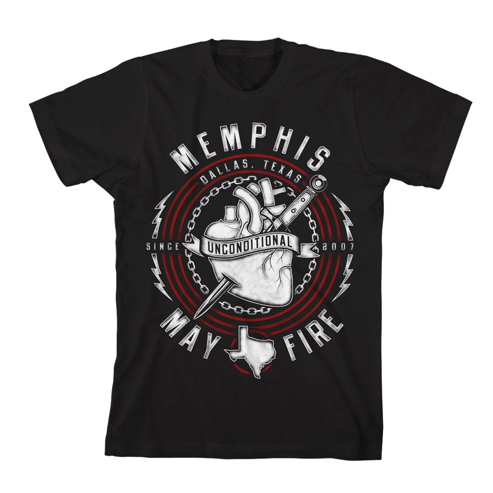 memphis may fire Pulse - Black T-Shirt