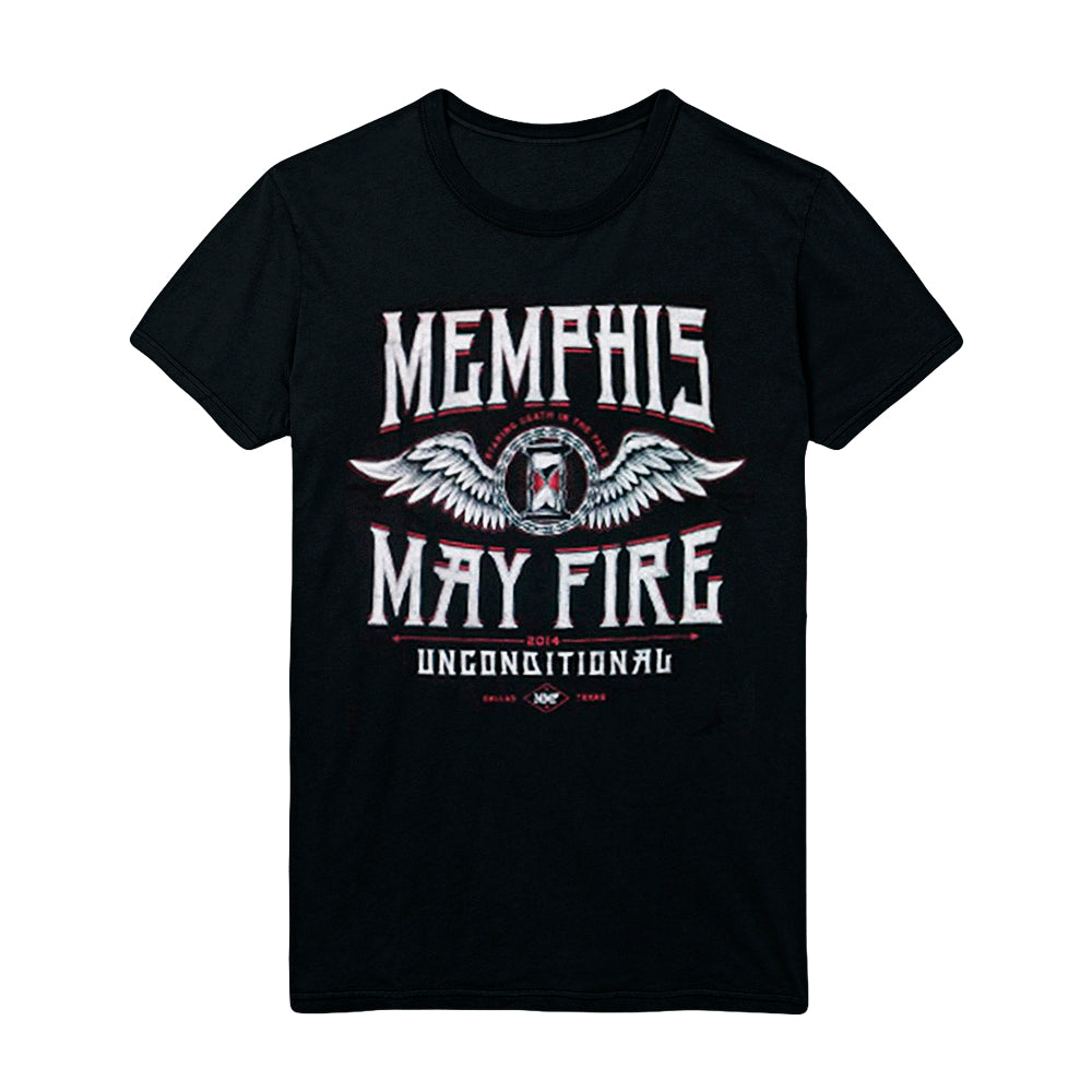 memphis may fire Unconditional - Black T-Shirt