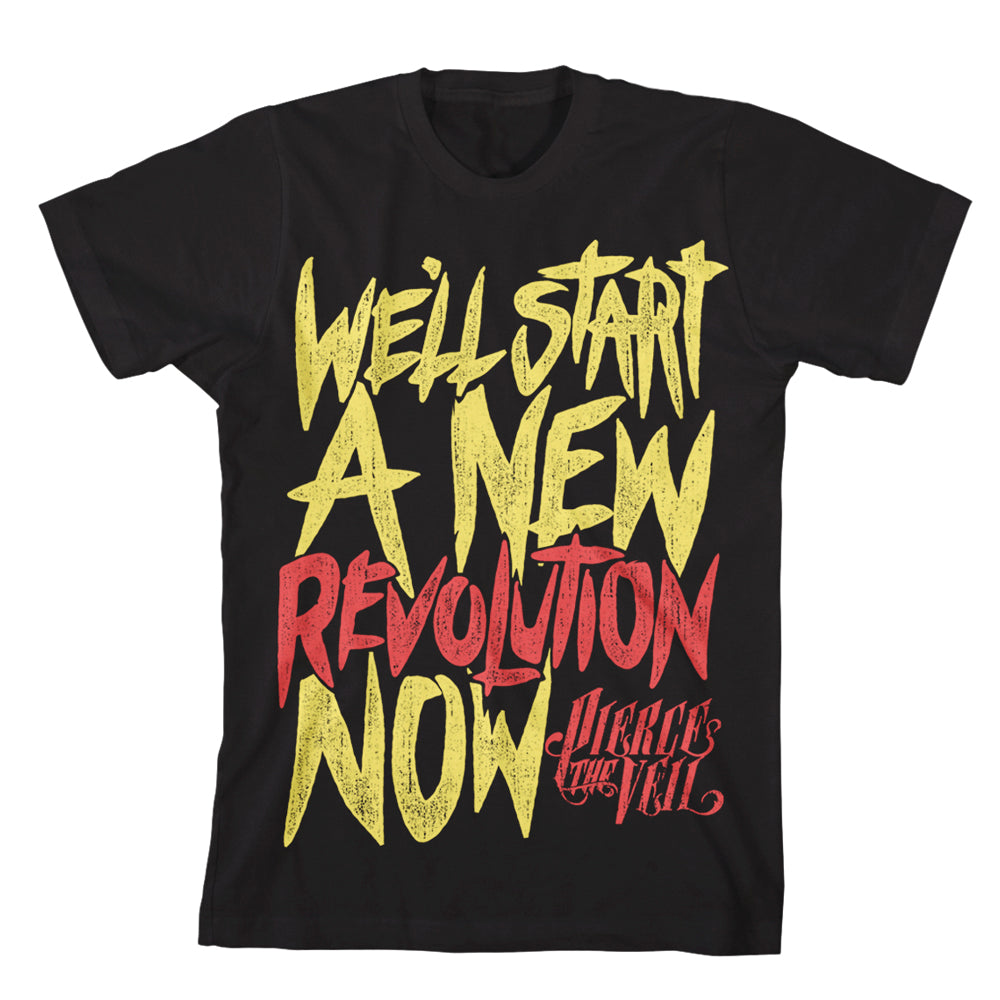 pierce the veil  New Revolution - Black T-Shirt