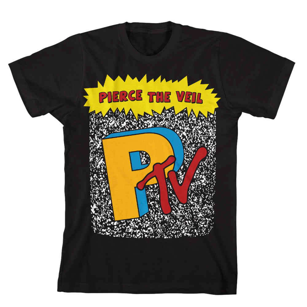 pierce the veil Ptv Logo - Black T-Shirt