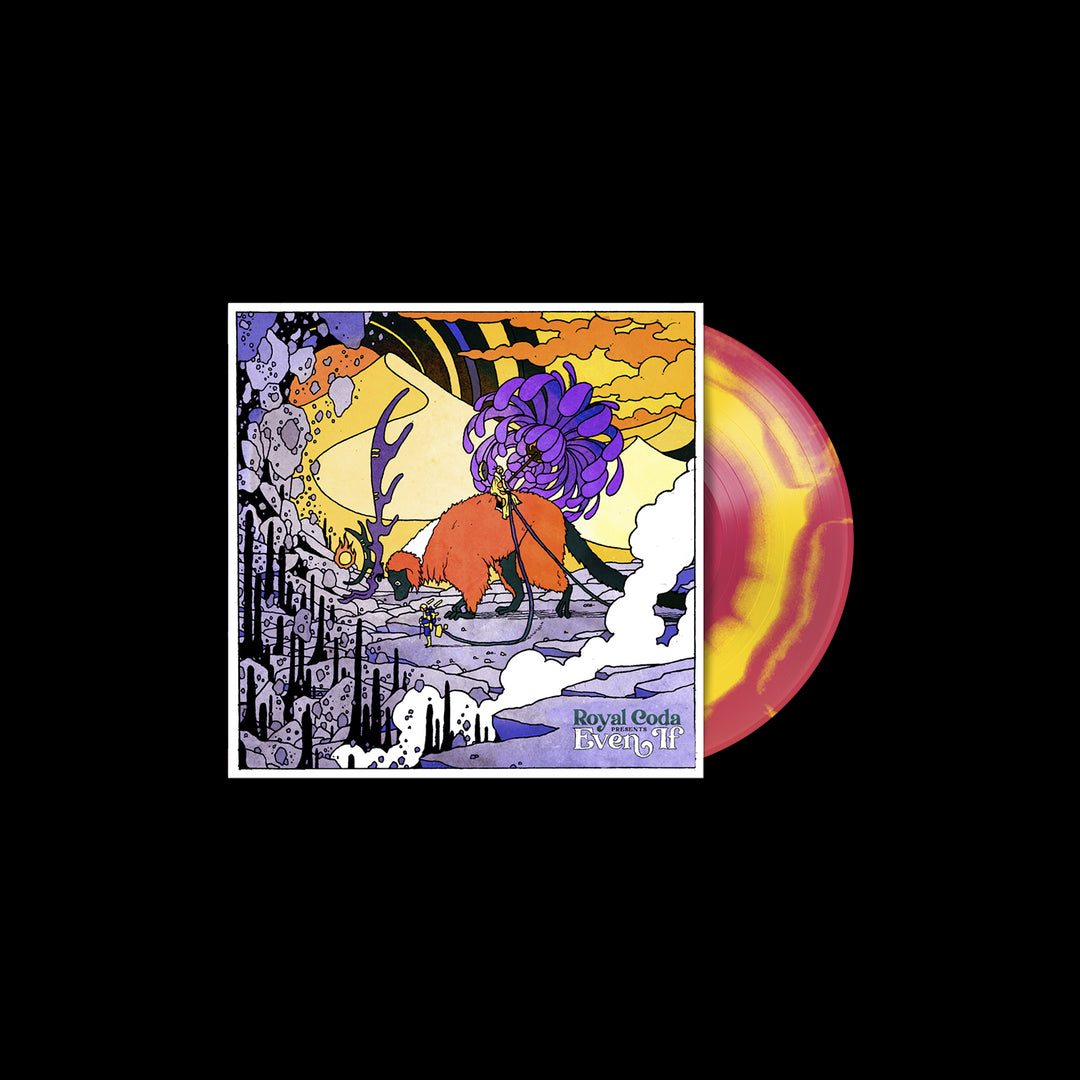 royal coda Even If Magenta/Yellow A/B Sided 7" Vinyl