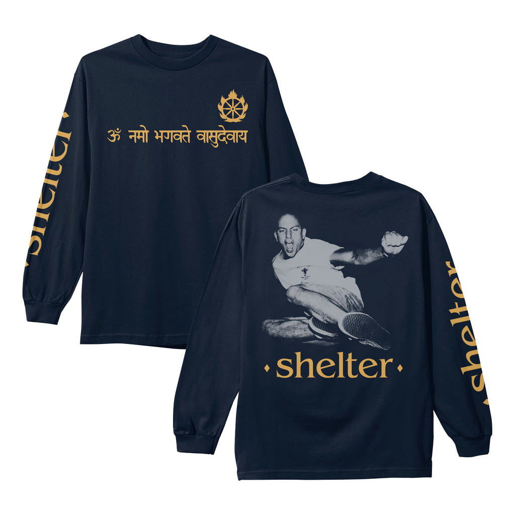 超熱 shelter_Jump_Navy_Long_Sleeve_ ミュージシャン