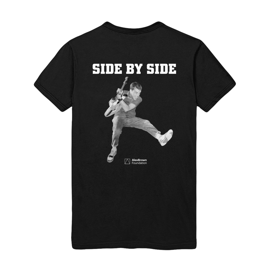 side by side The Alex Brown Foundation - Black T-Shirt back