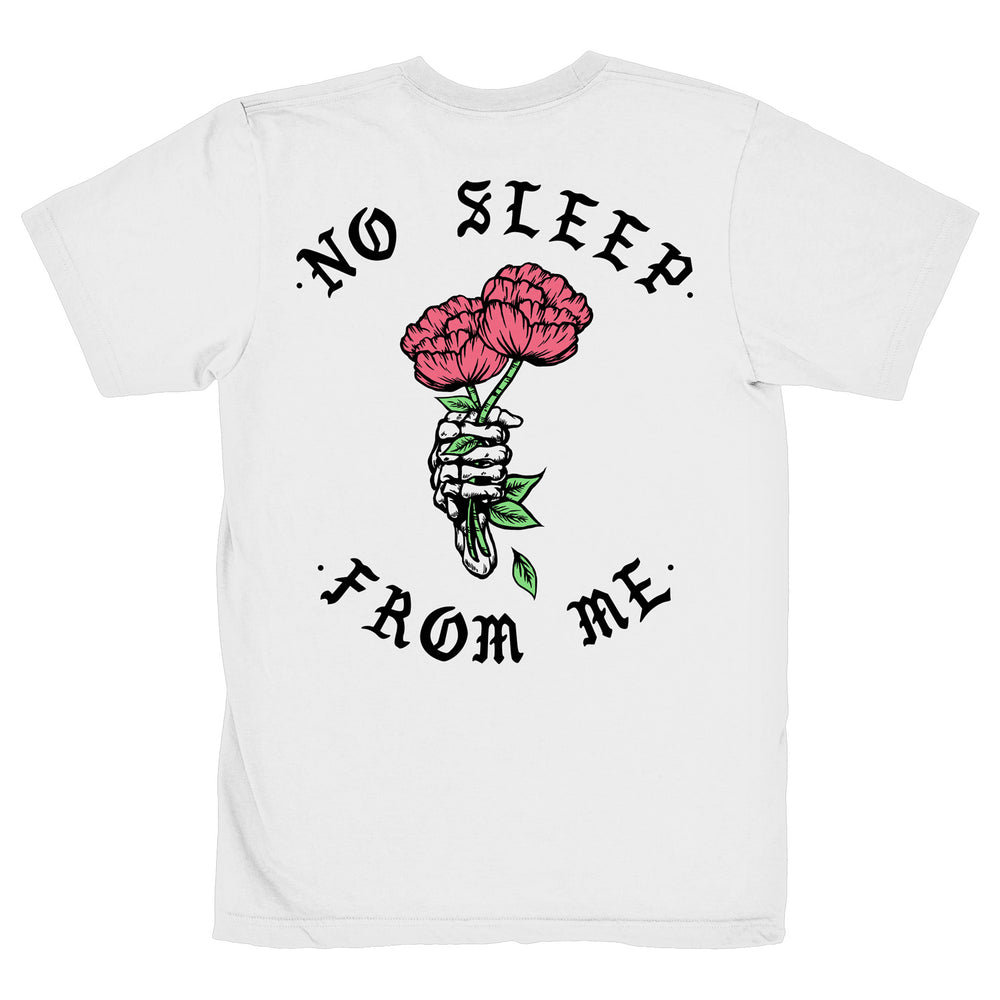 sleeping giant No Sleep - White T-Shirt back