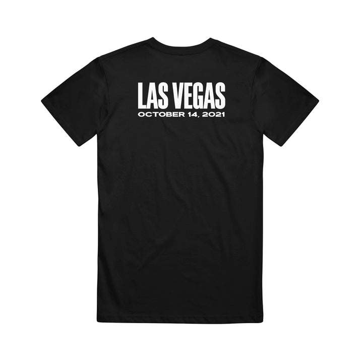 sleeping with sirens Las Vegas - Black T-Shirt  back