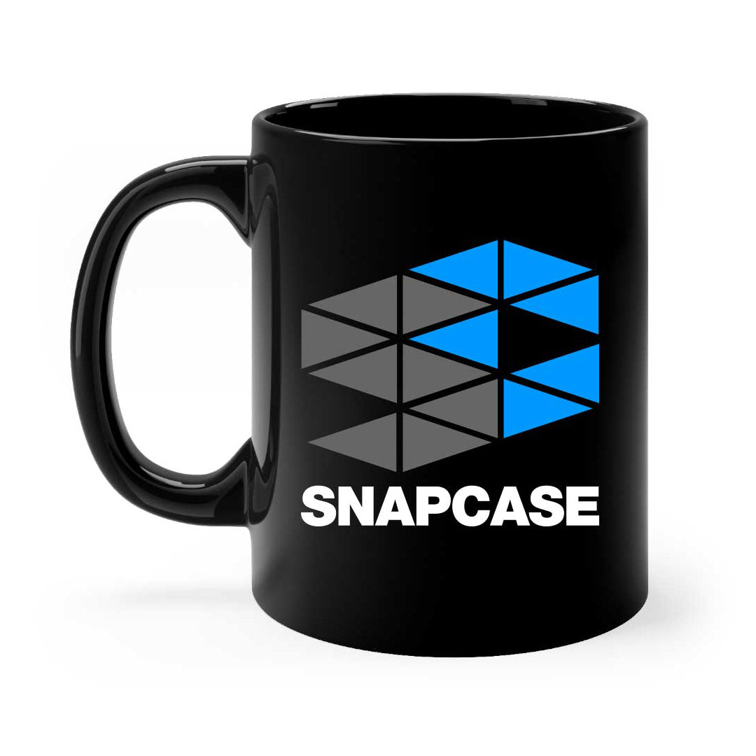 snapcase Two-Color Logo - Black Coffee Mug