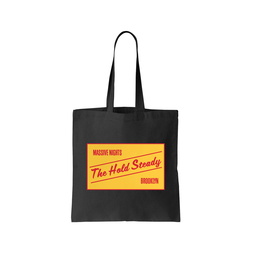 the hold steady Massive Nights - Black Tote Bag