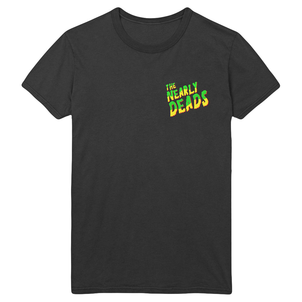 the nearly deads Nuke - Black T-Shirt front