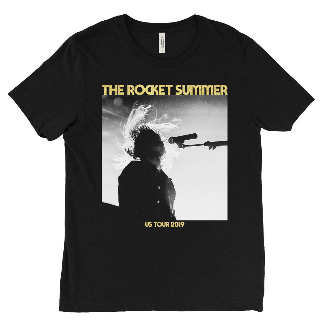 the rocket summer Live US Tour - Black T-Shirt 