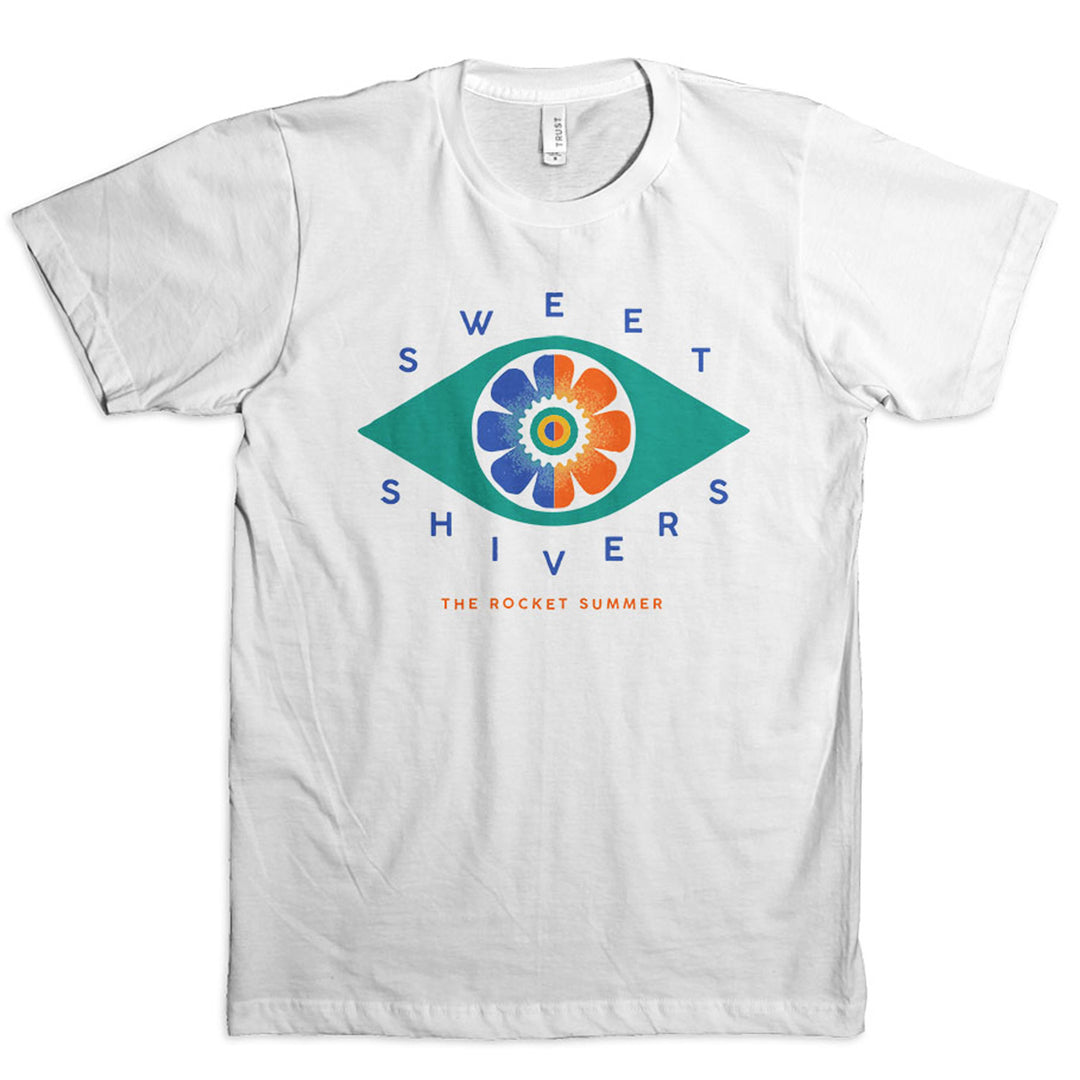 the rocket summer Split Vision - White T-Shirt