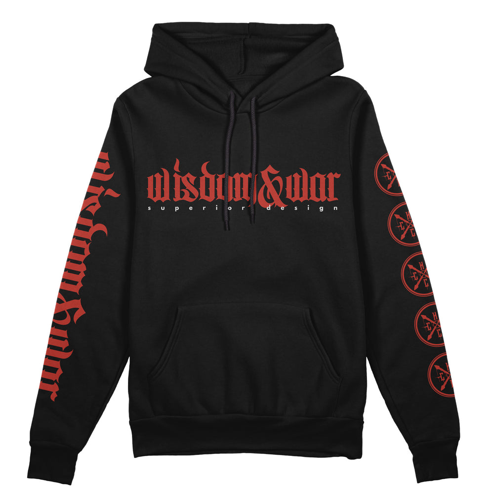 wisdom and war Superior Design - Black Pullover front