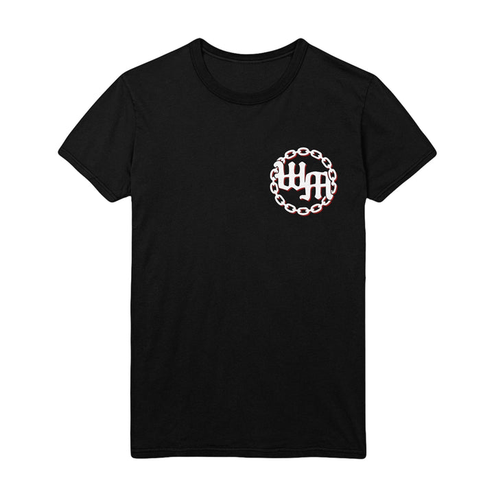 wrong move Logo - Black T-Shirt front